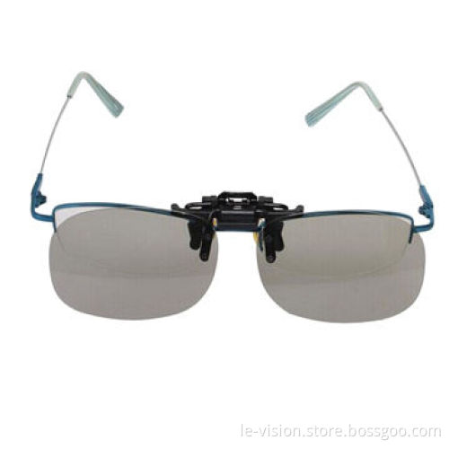 Polarized 3D Glasses Lenses without PC Frame for Passive Cinema System